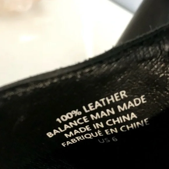 UNIF 94 heel peep toe ankle tie up black leather - Picture 7 of 8